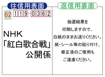 紅白歌合戦の観覧応募方法 17年の申込みや倍率と締切はいつなのか